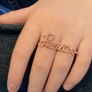 REM French Riviera rose gold over solid  sterling silver